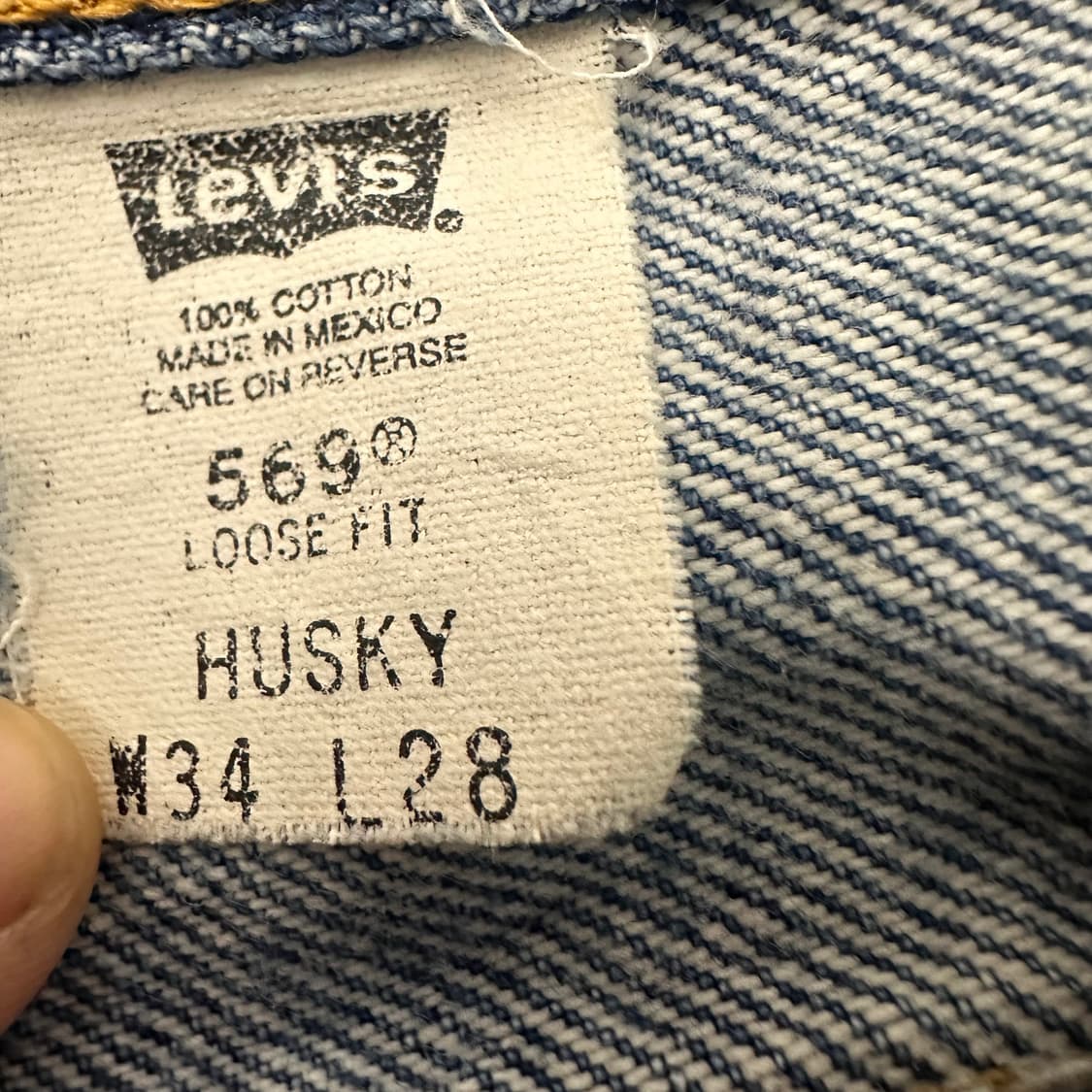 리바이스 리메이크 커스텀 와이드 데님팬츠 34인치 상품이미지8