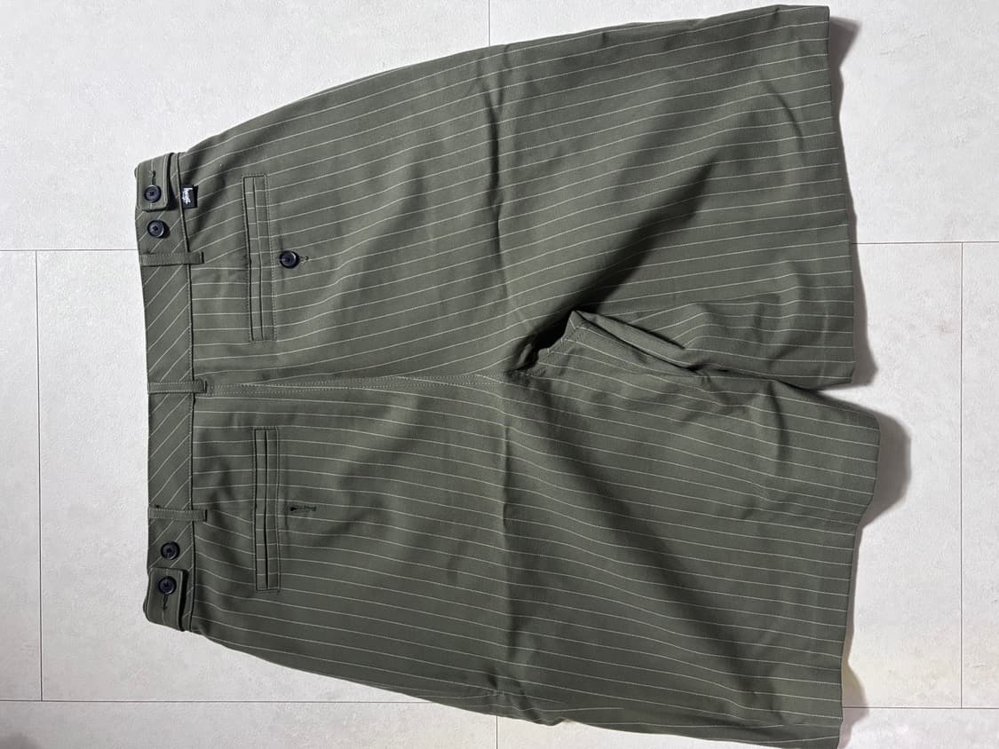 [30]스투시 볼륨 플리티드 쇼츠 올리브 상품이미지5