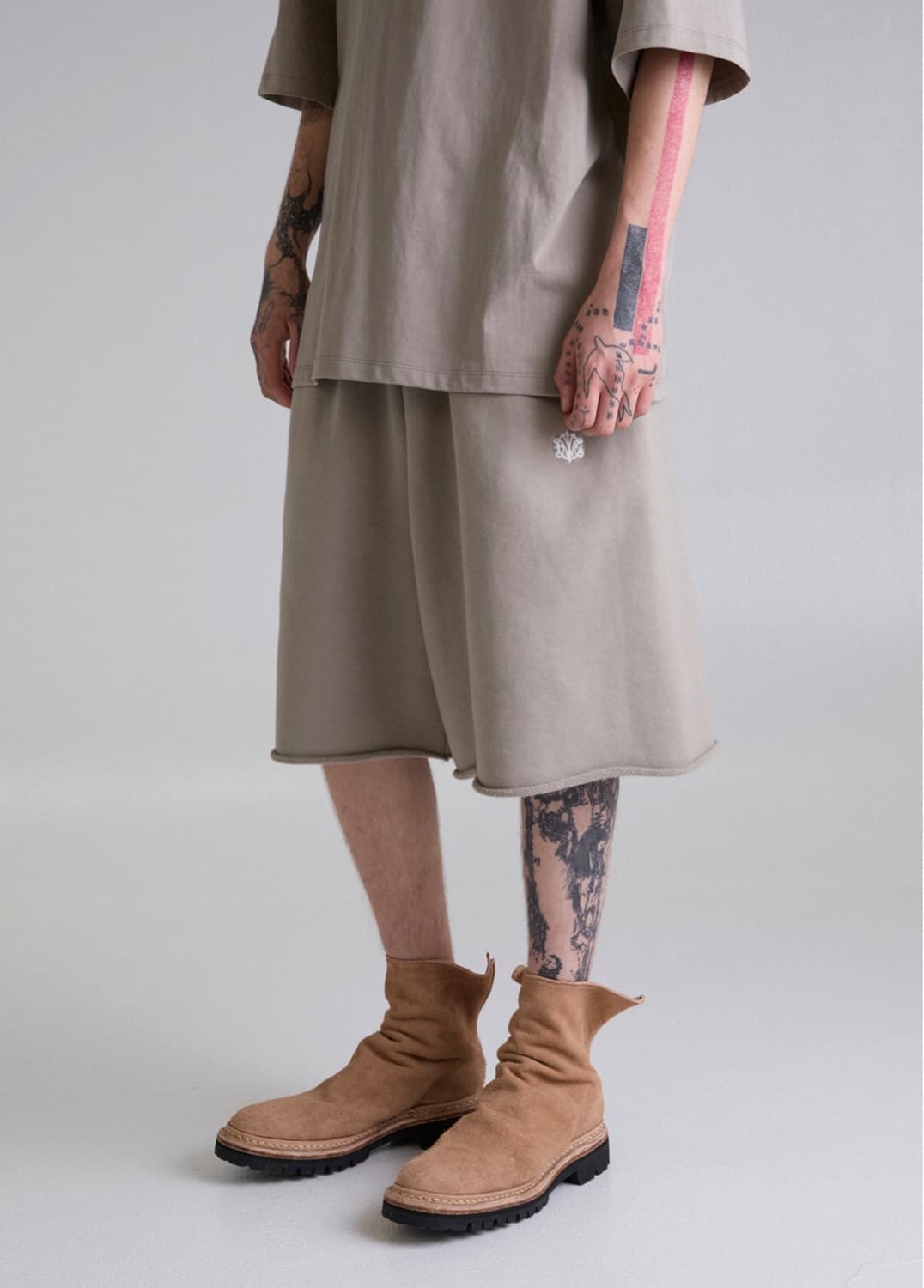 INNIR  HEAVYWEIGHT SWEAT SHORTS (DUST) 상품이미지2