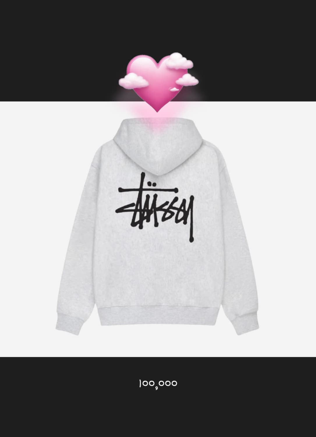 Basic stussy zip hood 상품이미지2