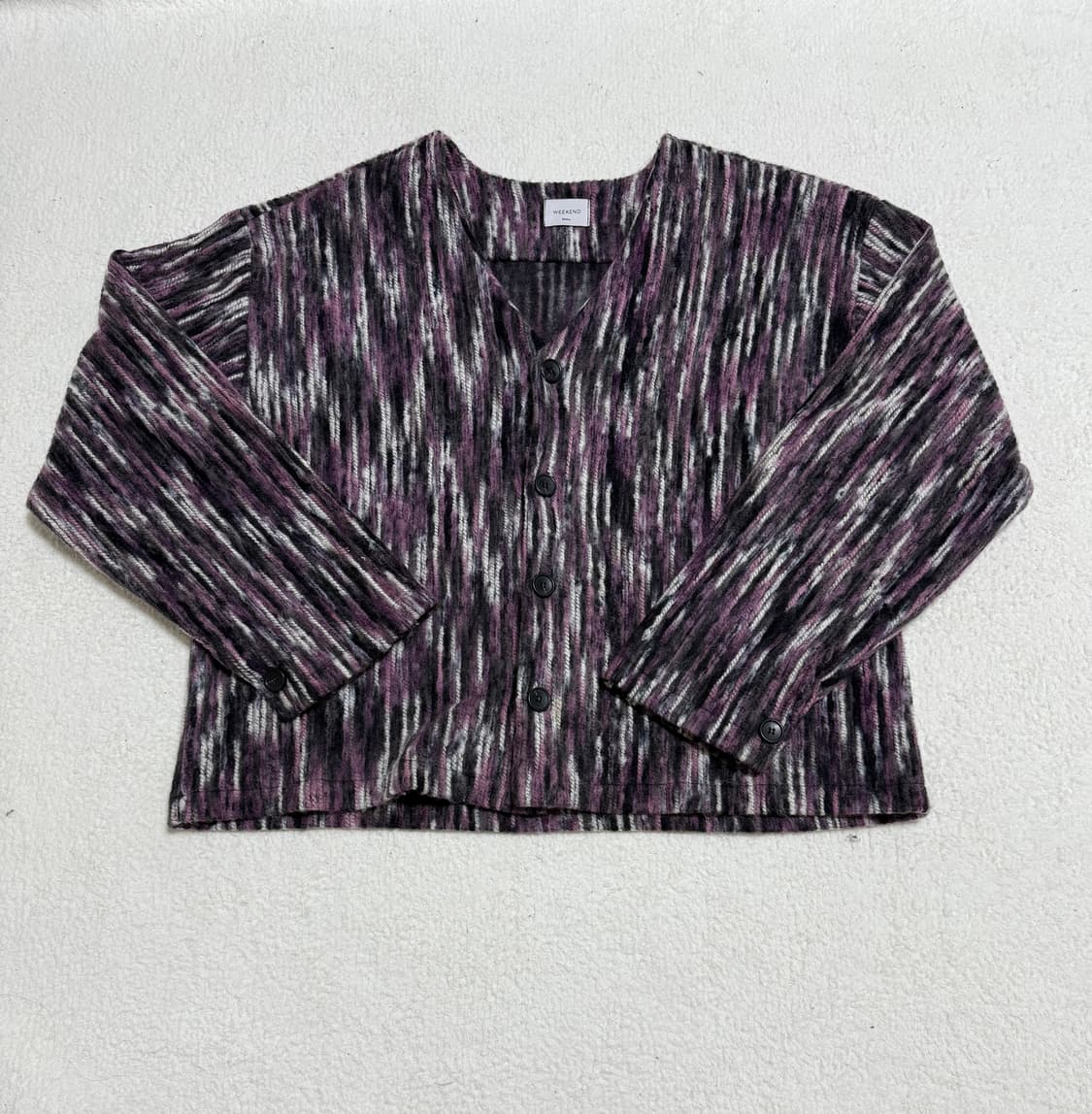 WEEKEND 스트라이프 가디건 상품이미지1