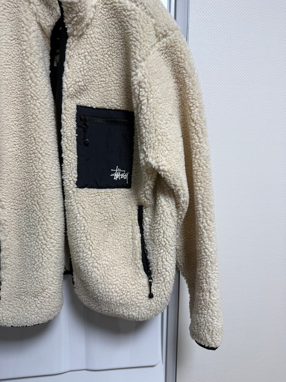 스투시 비너스 자카드 쉐르파 후리스 XL 상품이미지2