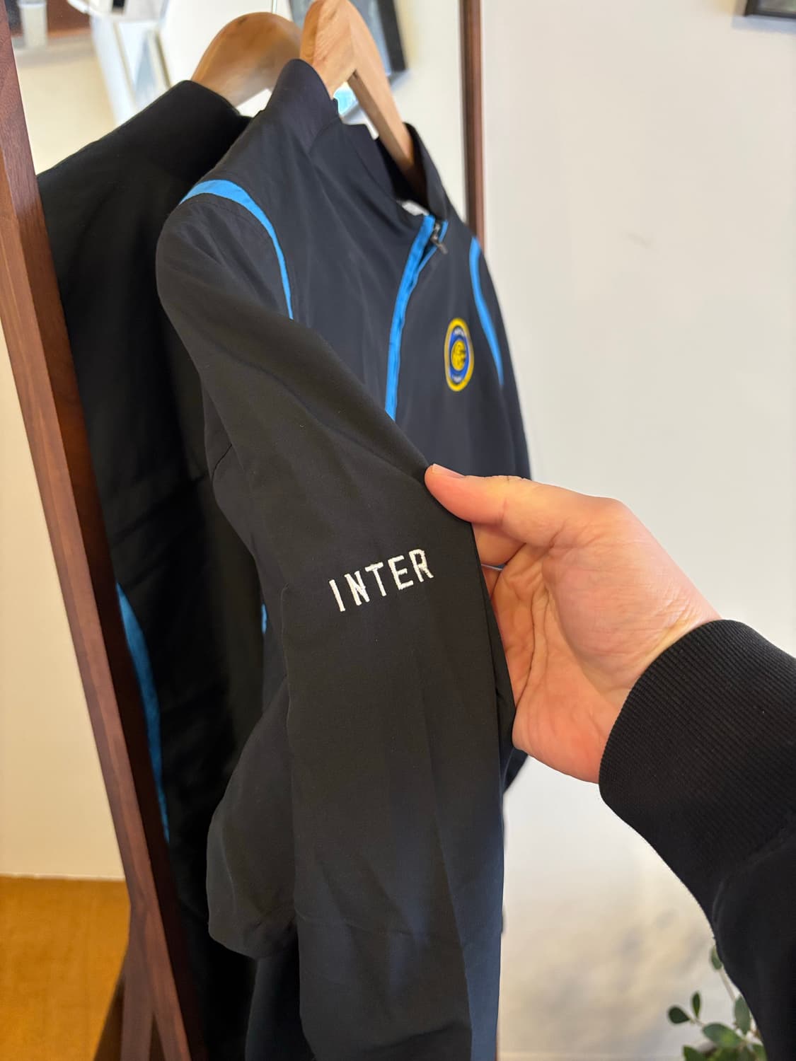 나이키 인터밀란 블랙 우븐 자켓 상품이미지4