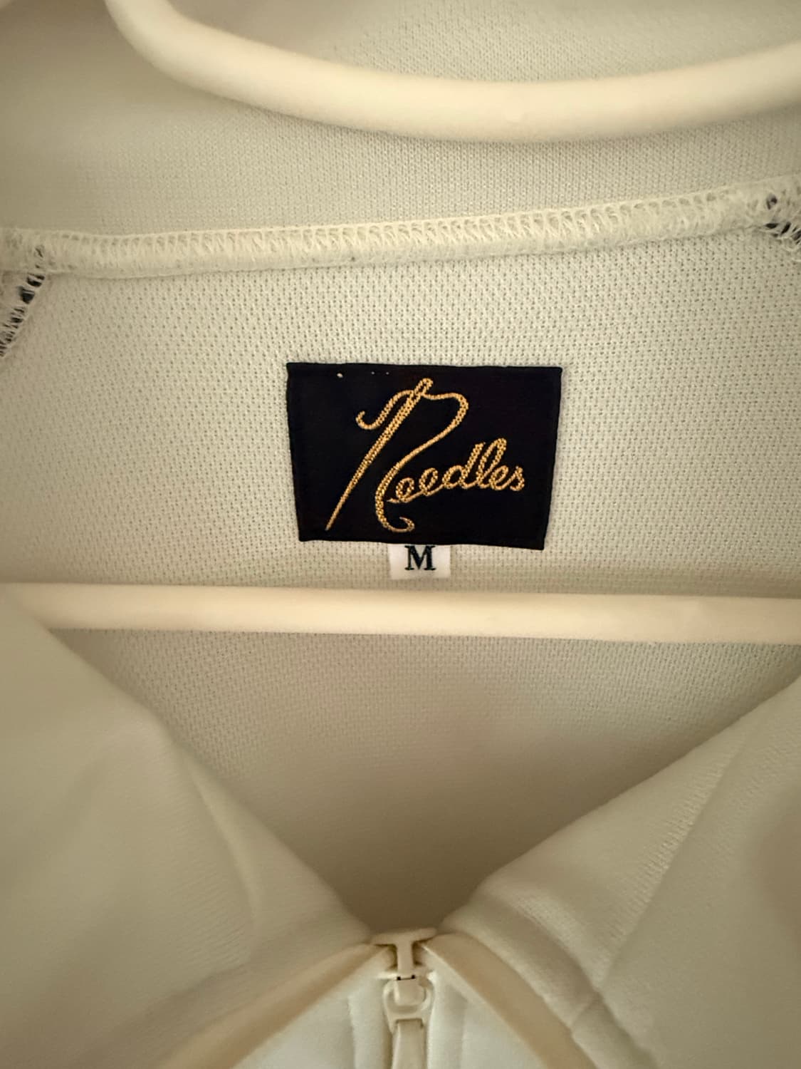 니들스 트랙 자켓 폴리 스무스 아이스 화이트 M 상품이미지3