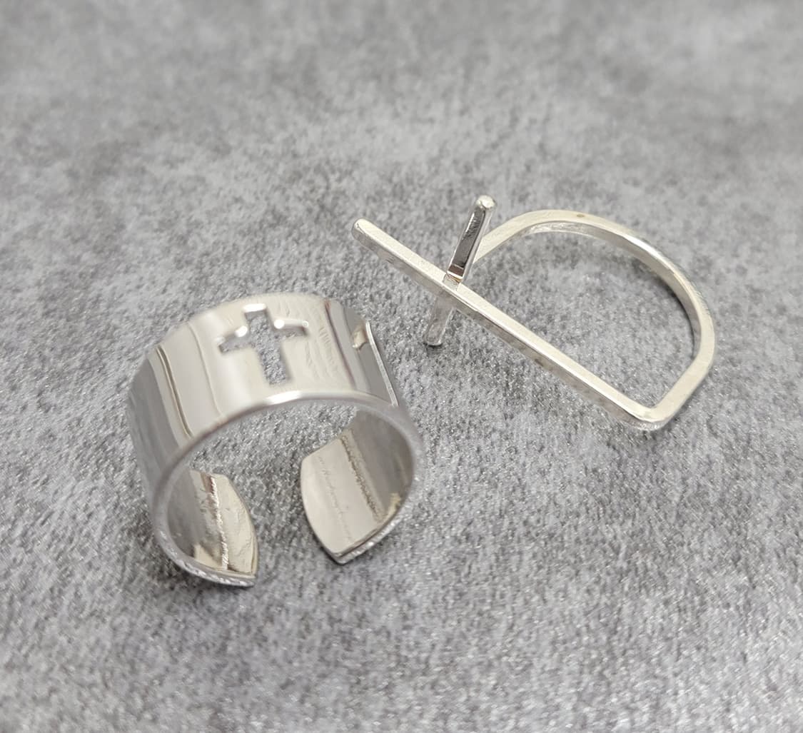 cross ring set 상품이미지1