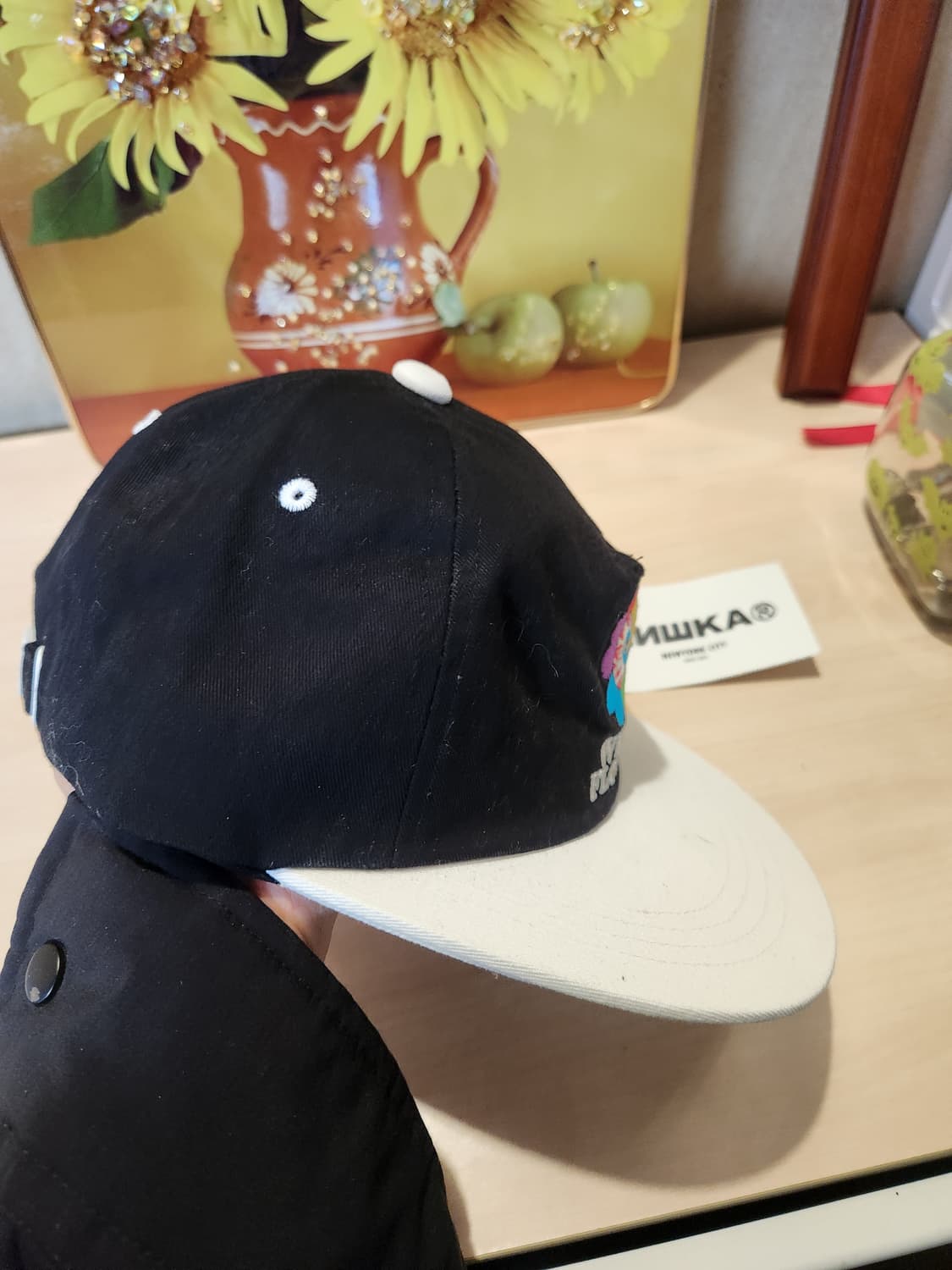 “🧠👁 미쉬카 아이플라워 캡 (스트릿 끝판왕)” 상품이미지8