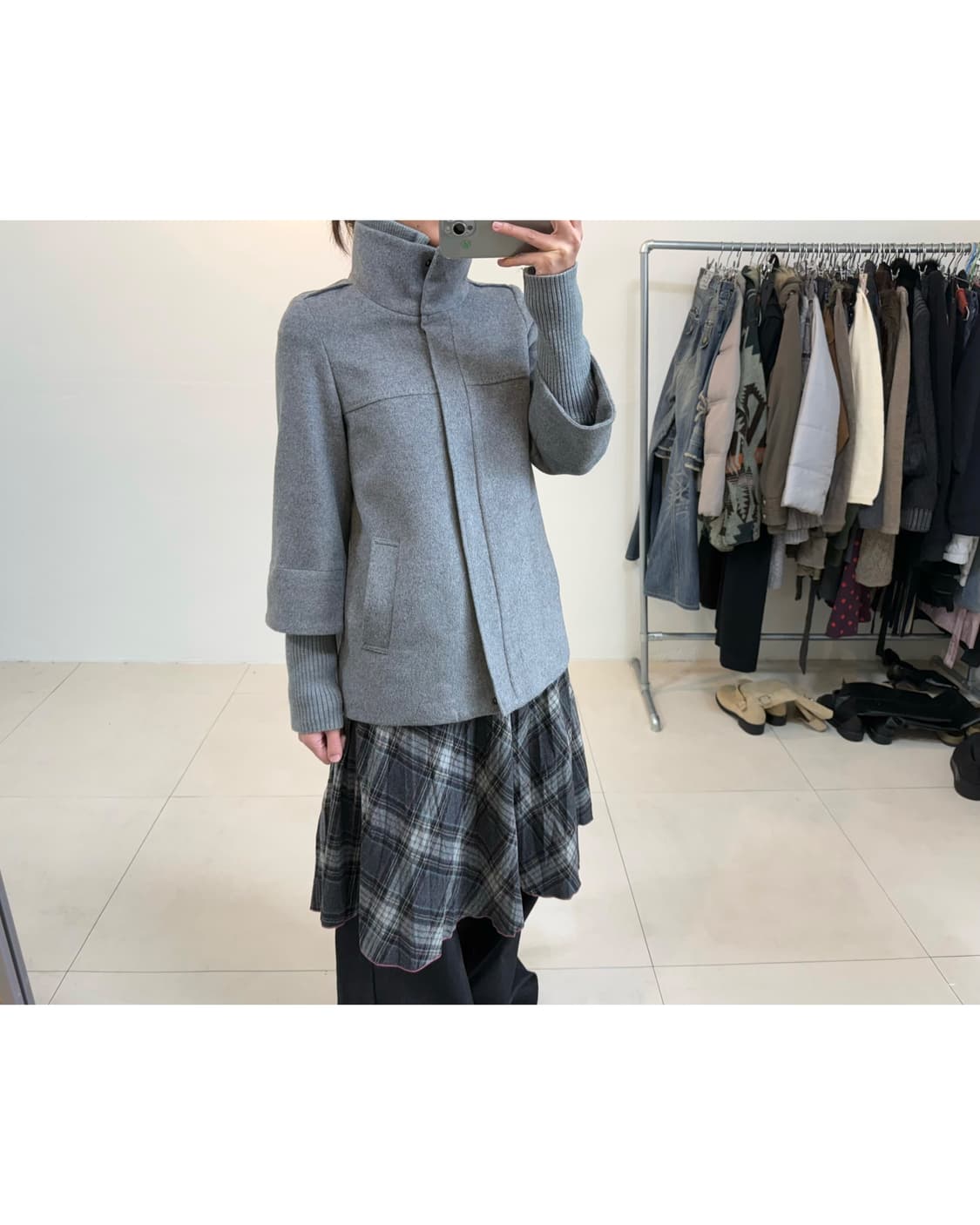 빈티지 레이어드 자켓 상품이미지1