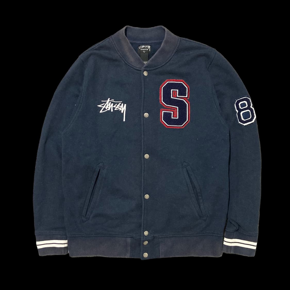 STUSSY 스투시 S 로고 코튼 스타장 자켓 상품이미지1