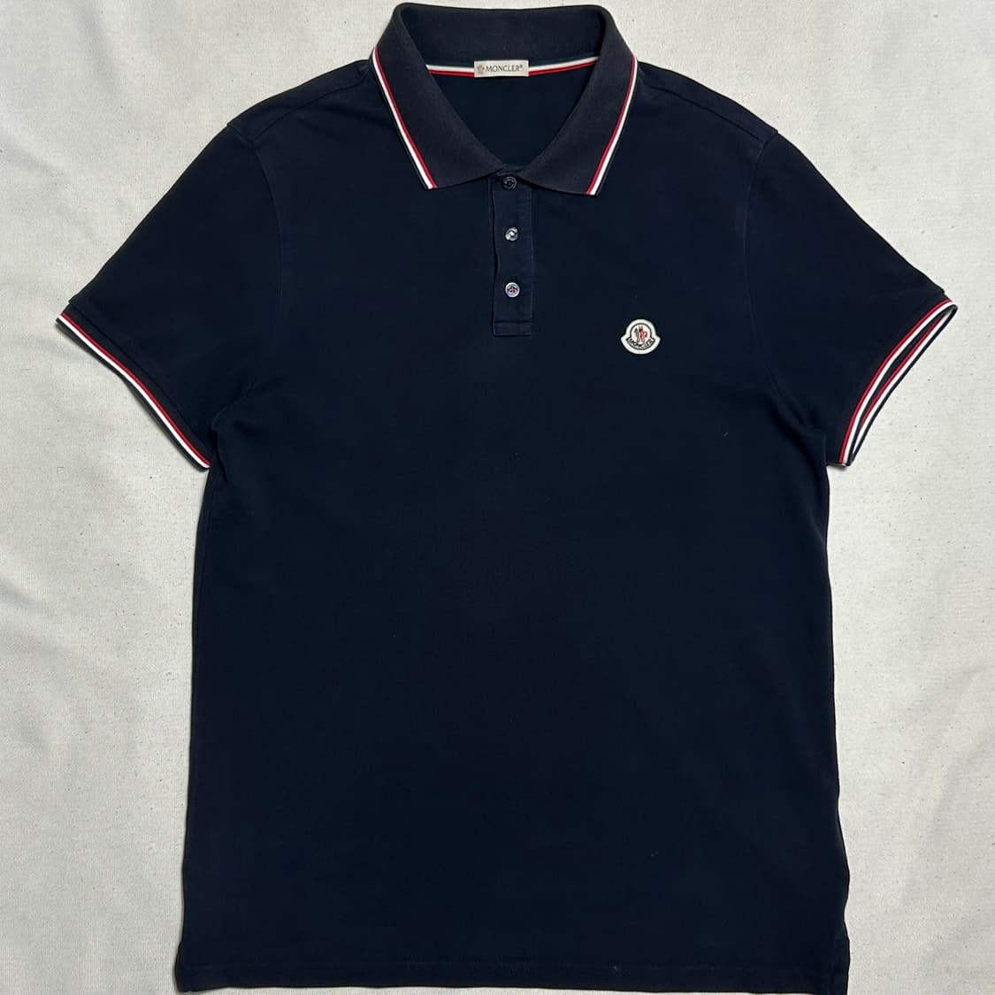 🫶🏻몽클레어 네이비 카라 반팔티🫶🏻 상품이미지1