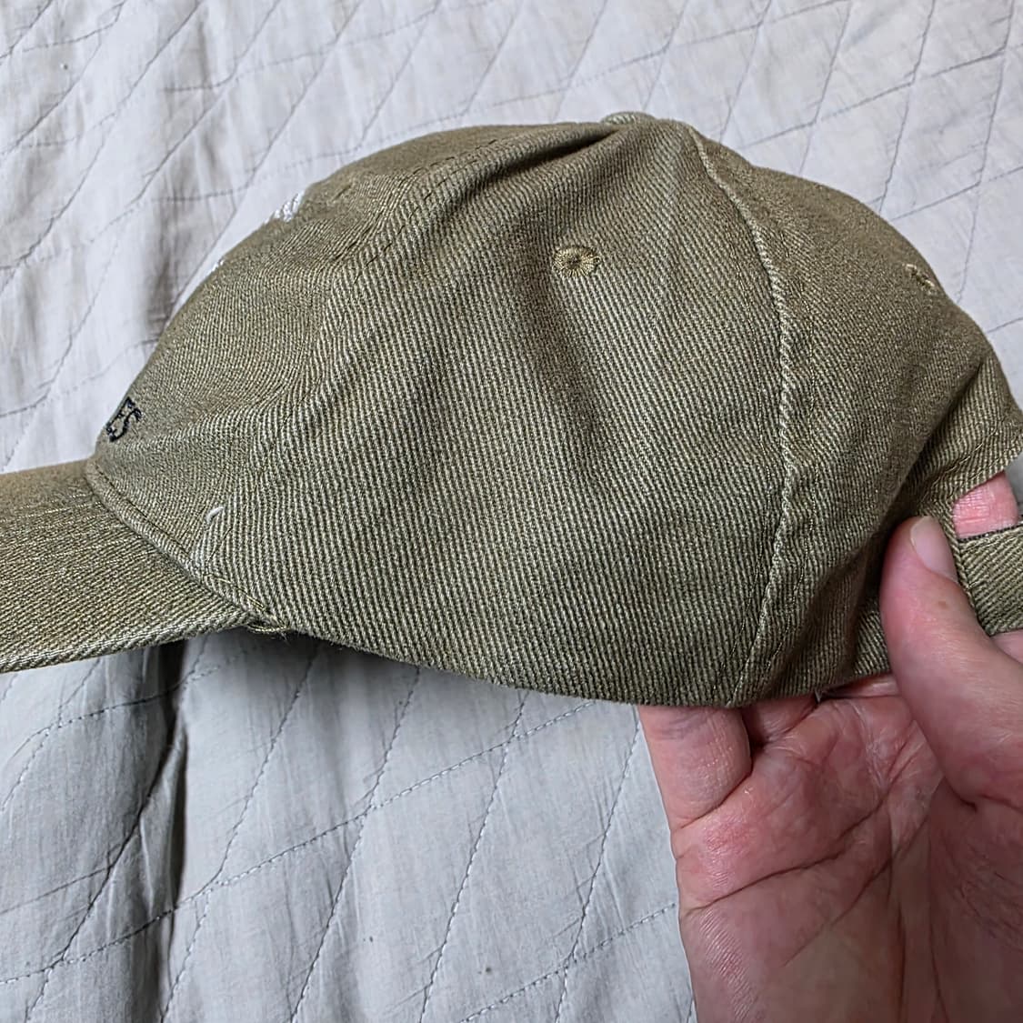 [OS] 빈티지 NRA 골든 이글 볼캡 카키 상품이미지3