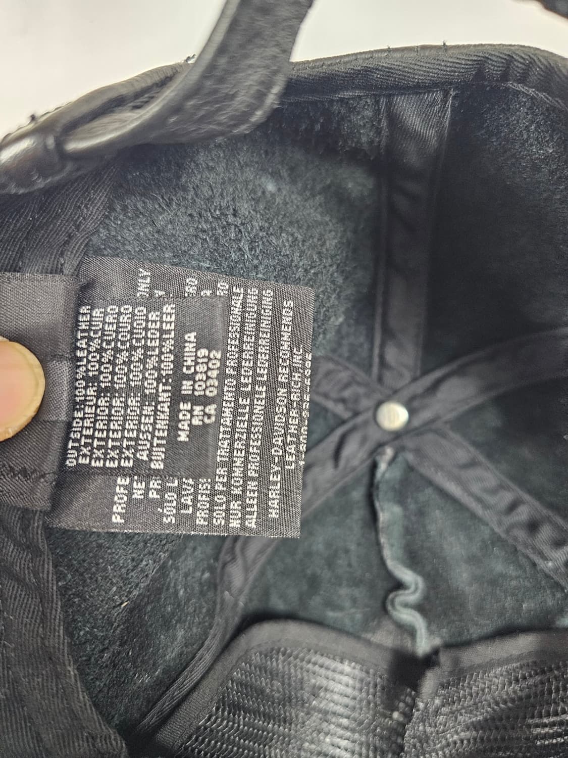 할리데이비슨레더볼캡 상품이미지7