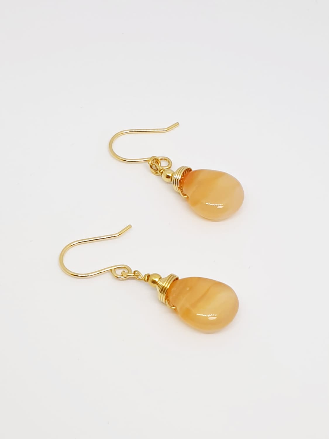 커넬리언 심플 드롭 귀걸이 상품이미지1