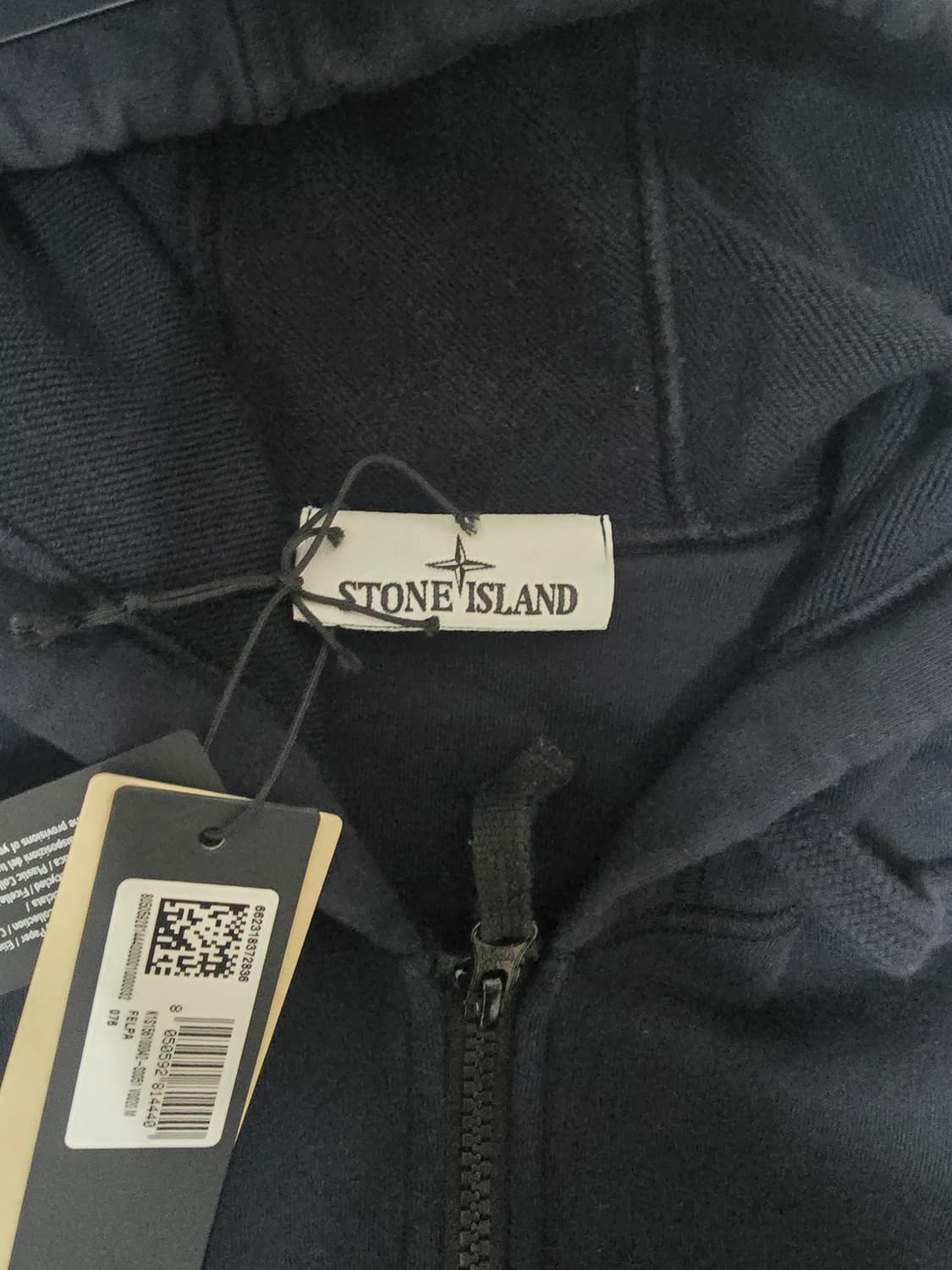25SS 스톤아일랜드 다크네이비 후드집업 M 상품이미지3