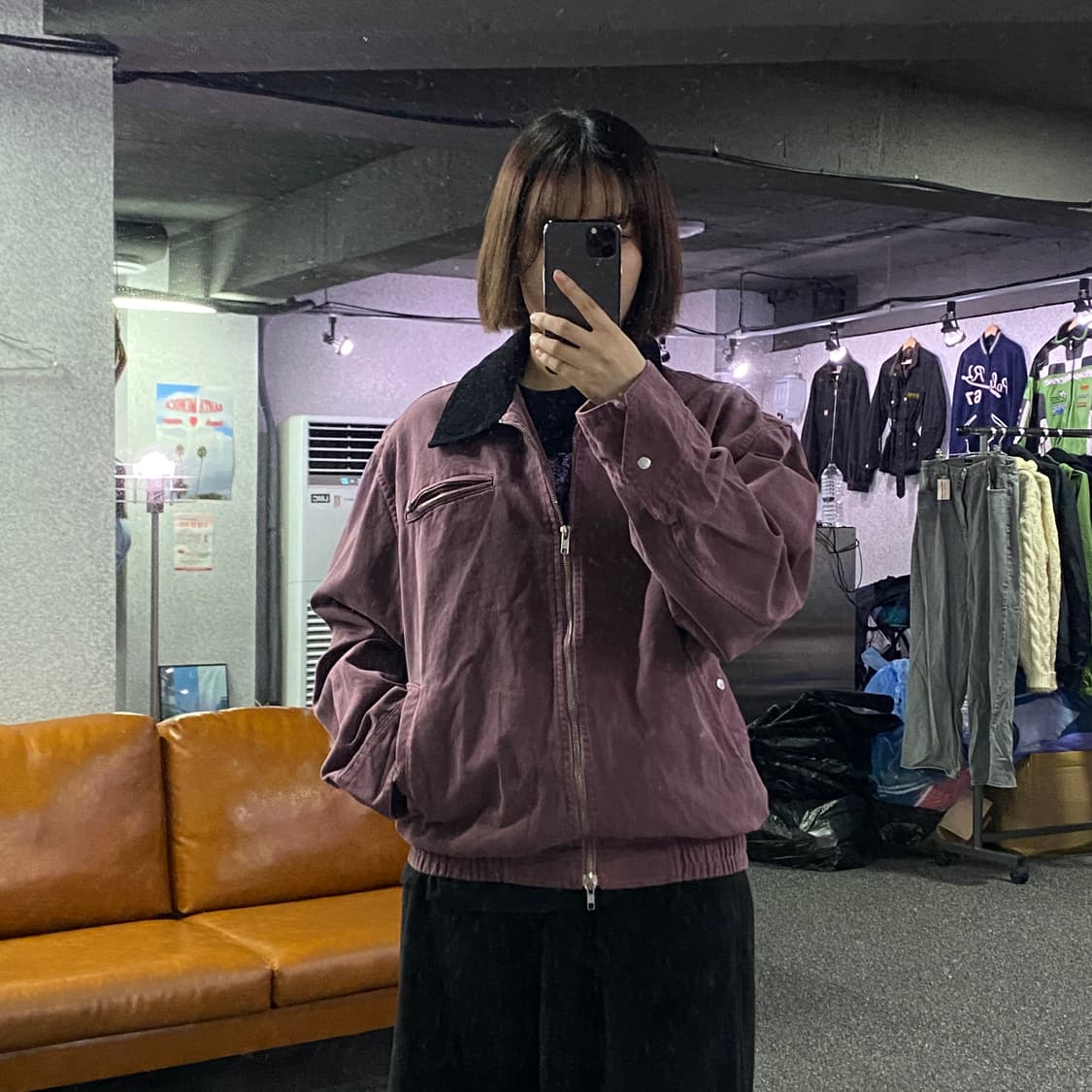 빈티지 코튼 캔버스 워크 자켓  B2834 상품이미지1