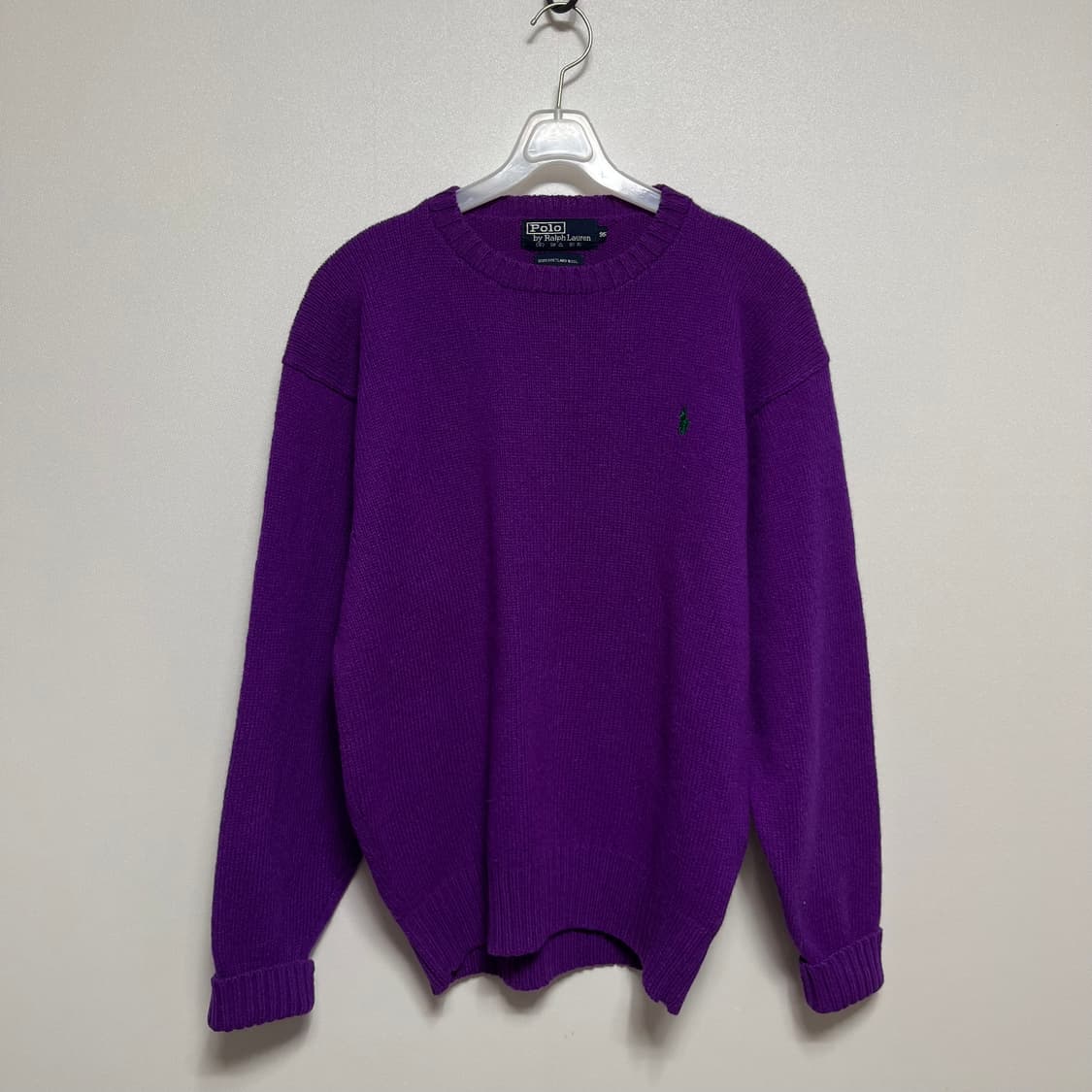 폴로 랄프로렌 80s 에스에치 퍼플 니트 스웨터 95 상품이미지1