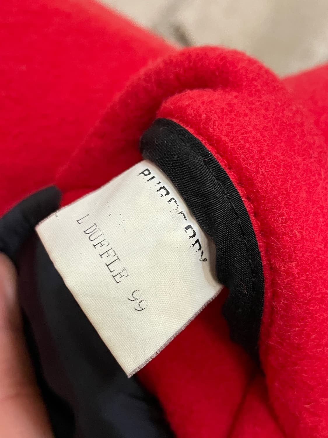 버버리 런던 레드 더플 코트  상품이미지7