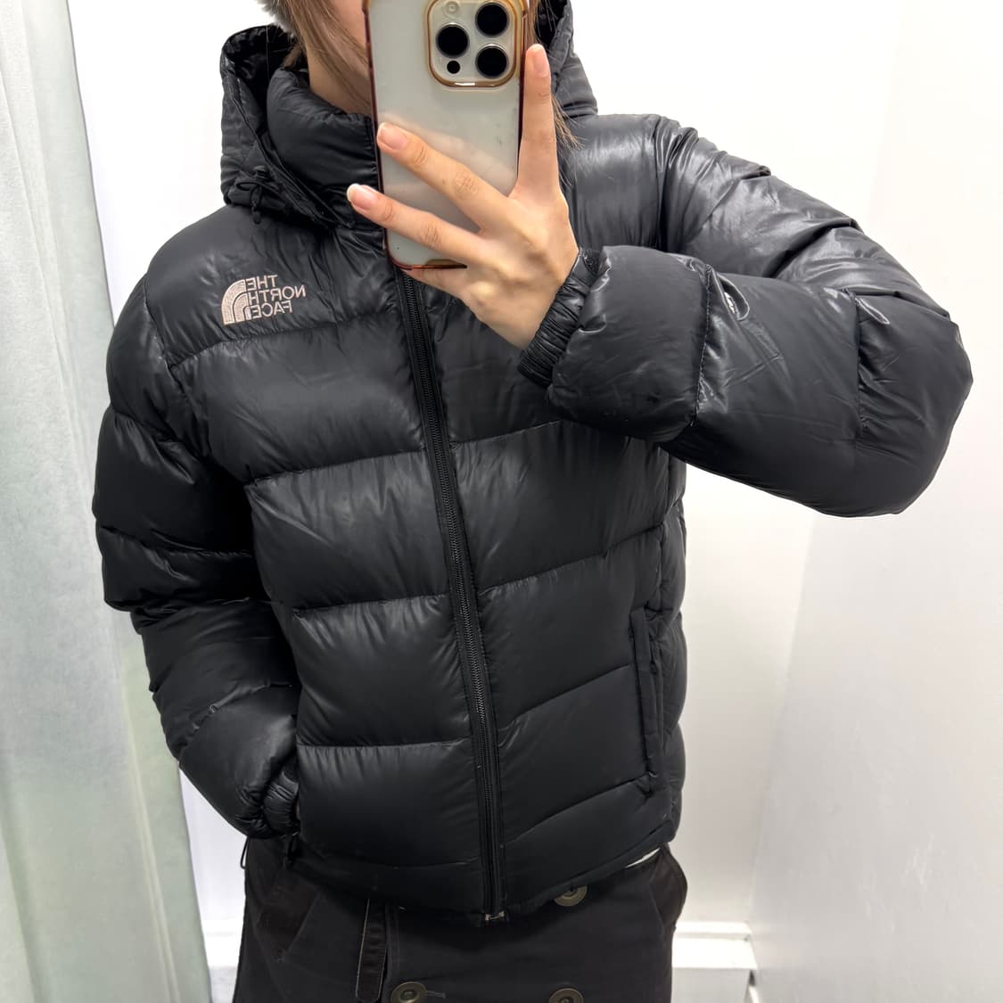 노스페이스 700 블랙 패딩  상품이미지2