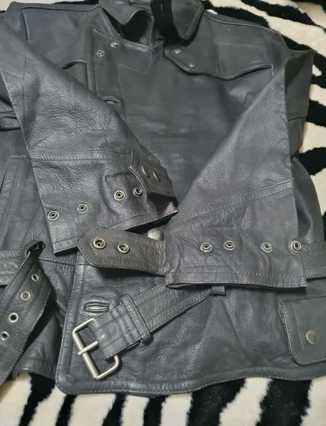 독일 폴리스 경찰 모토사이클 레더자켓 상품이미지8