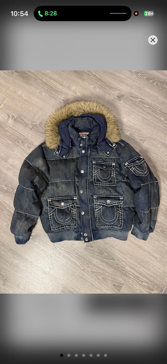 [구매글] 슈프림 트루릴리전 푸퍼 인디고 M 상품이미지1