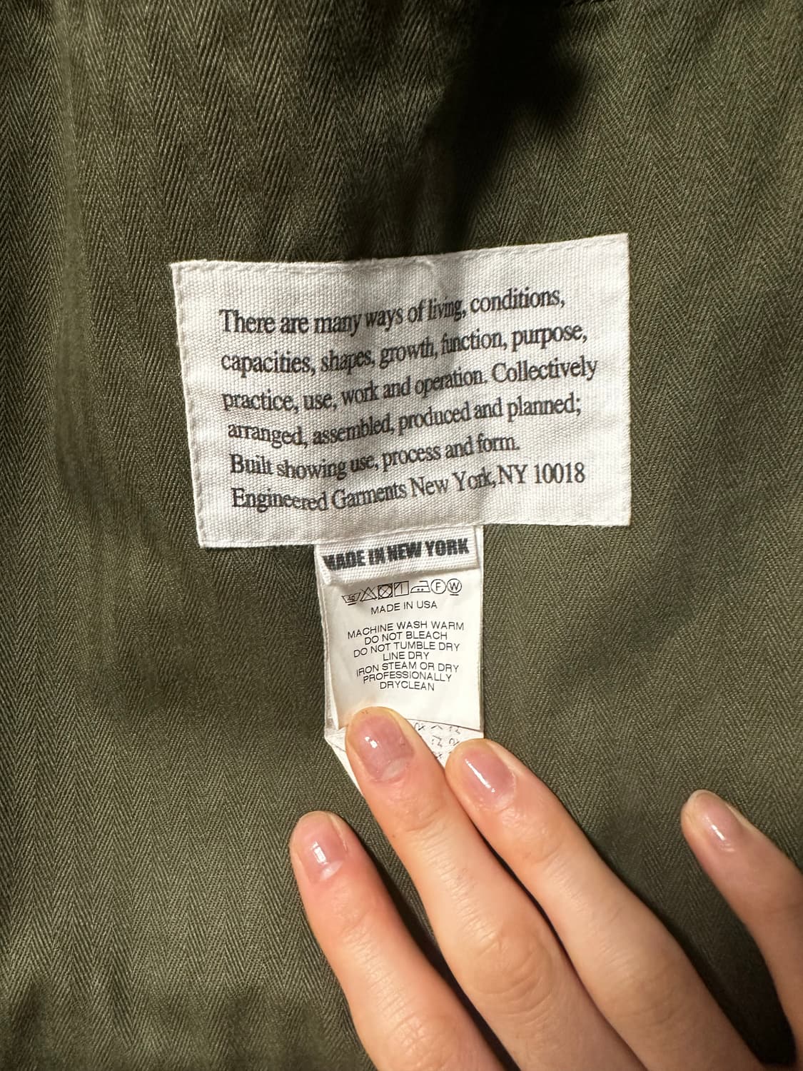 ENGINEERED GARMENTS 헤링본 트윌 자켓 상품이미지6