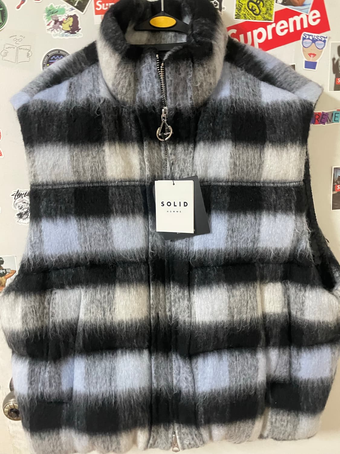 솔리드옴므 모헤어 패딩조끼 상품이미지1