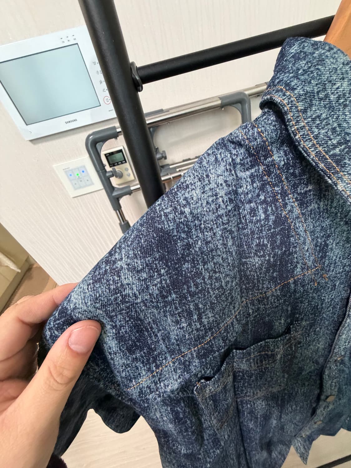 ARGUECULTURE 데미지 데님 셔츠/L(해외사이즈) 상품이미지5