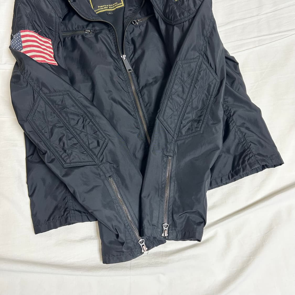 [L] 폴로 랄프로렌 나일론 모터사이클 바이커 자켓 상품이미지4