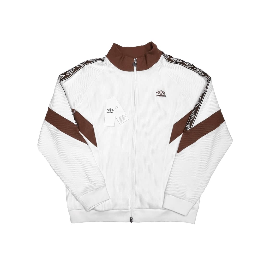 엄브로 | 컬러블럭 와플 트랙자켓 | 스위트 팝콘 | 110 상품이미지1