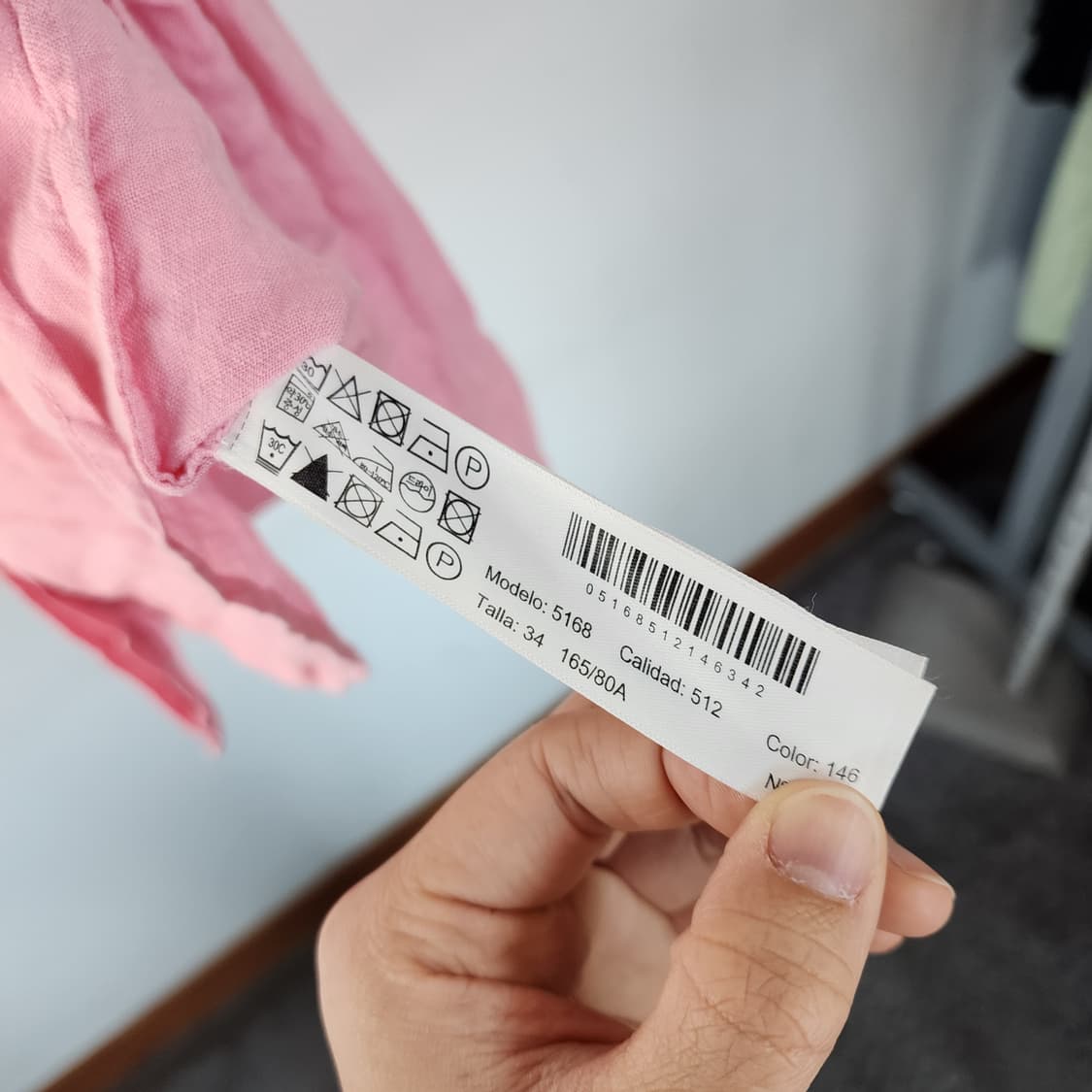 마시모두띠 핑크 린넨 셔츠 상품이미지7