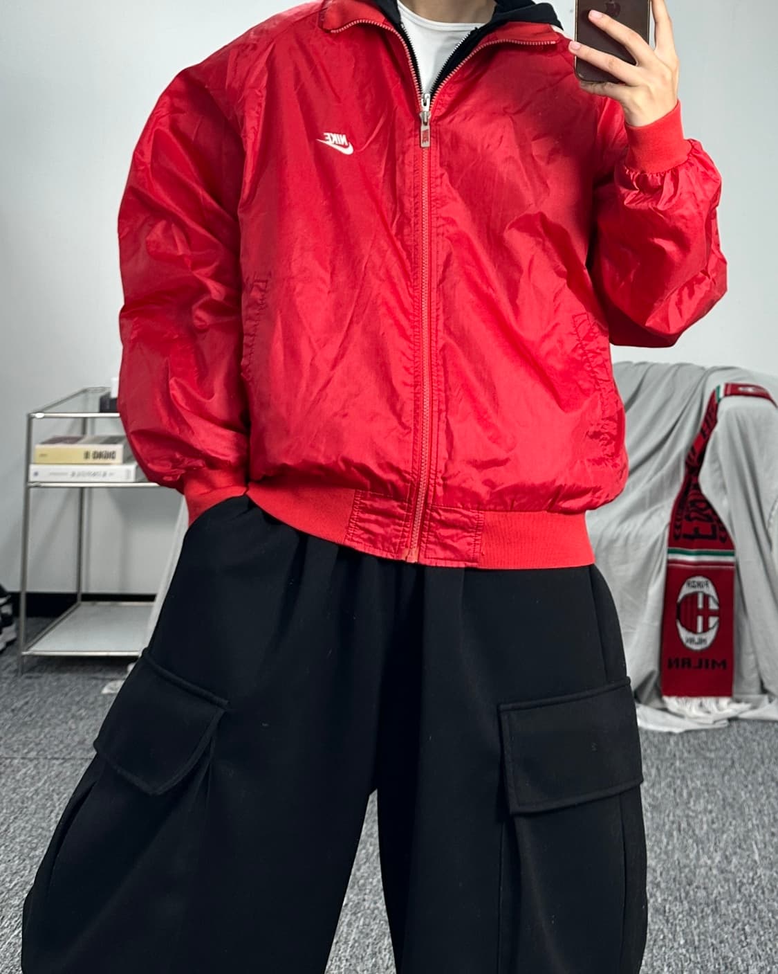 한국나이키 80s 올드스쿨 바람막이 L 상품이미지3