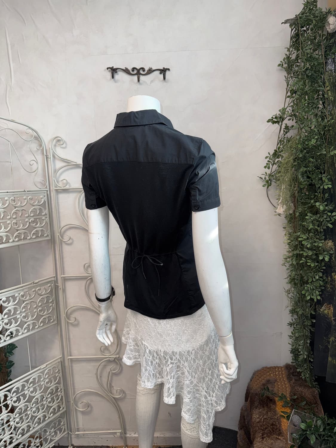 Armani Exchange back strap half shirt 상품이미지8