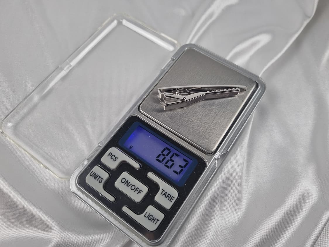 버버리 A등급 5.2cm 은 실버925 유광 남자 명품 넥타이핀 상품이미지5