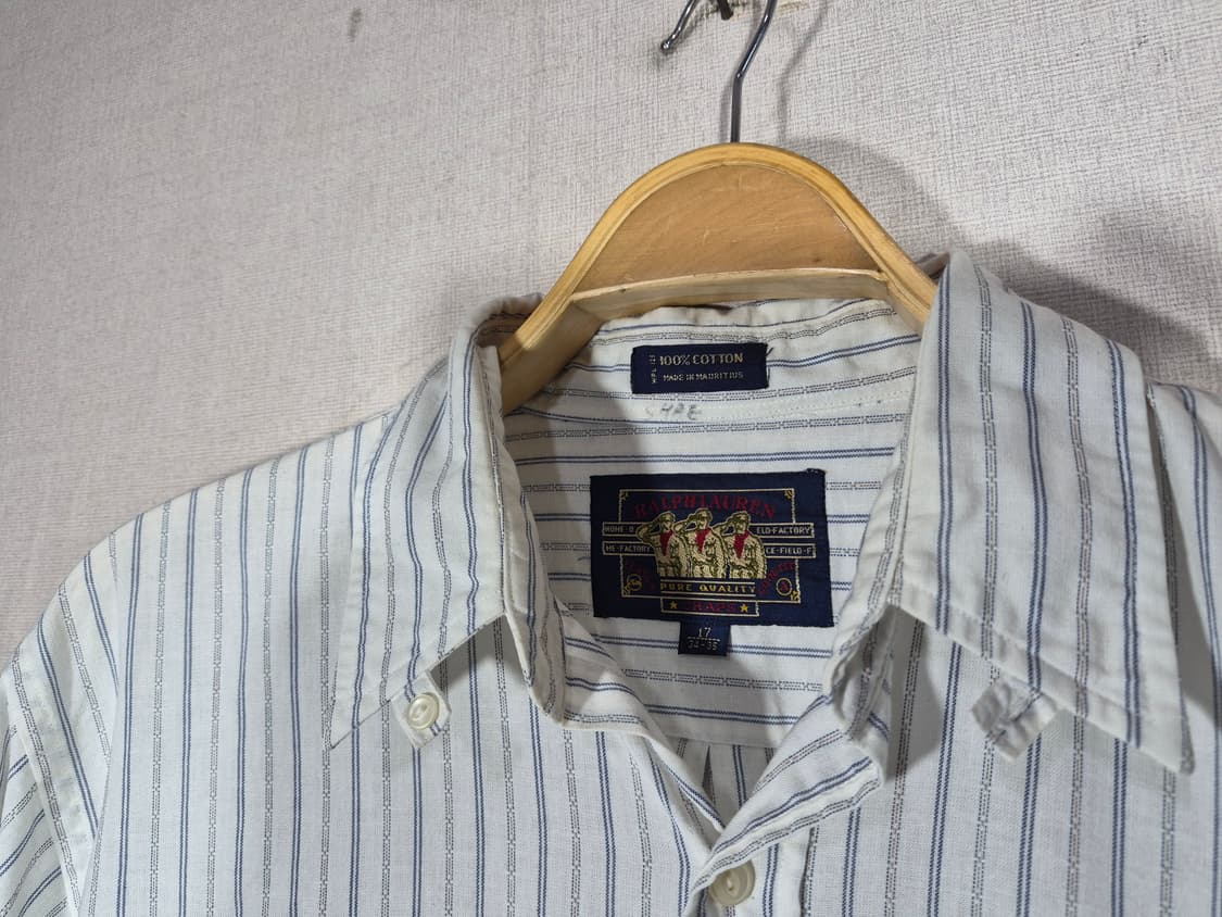 폴로 챔스80년대 클랙식 빈티지 셔츠( 17 / 34-35) 상품이미지5