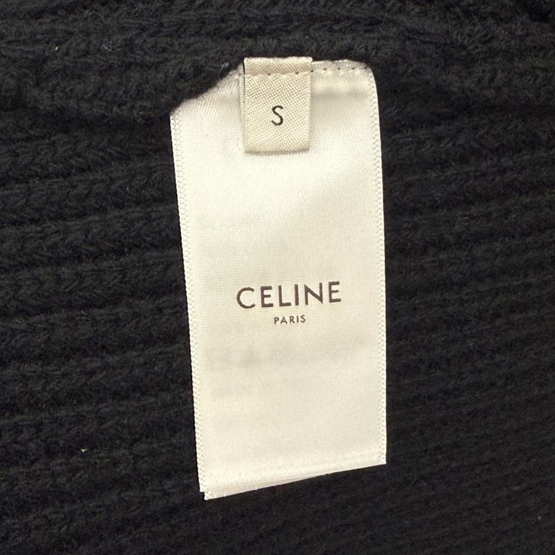 [리오브전포점] 셀린느 리브드 울 로고 니트 후드 상품이미지5