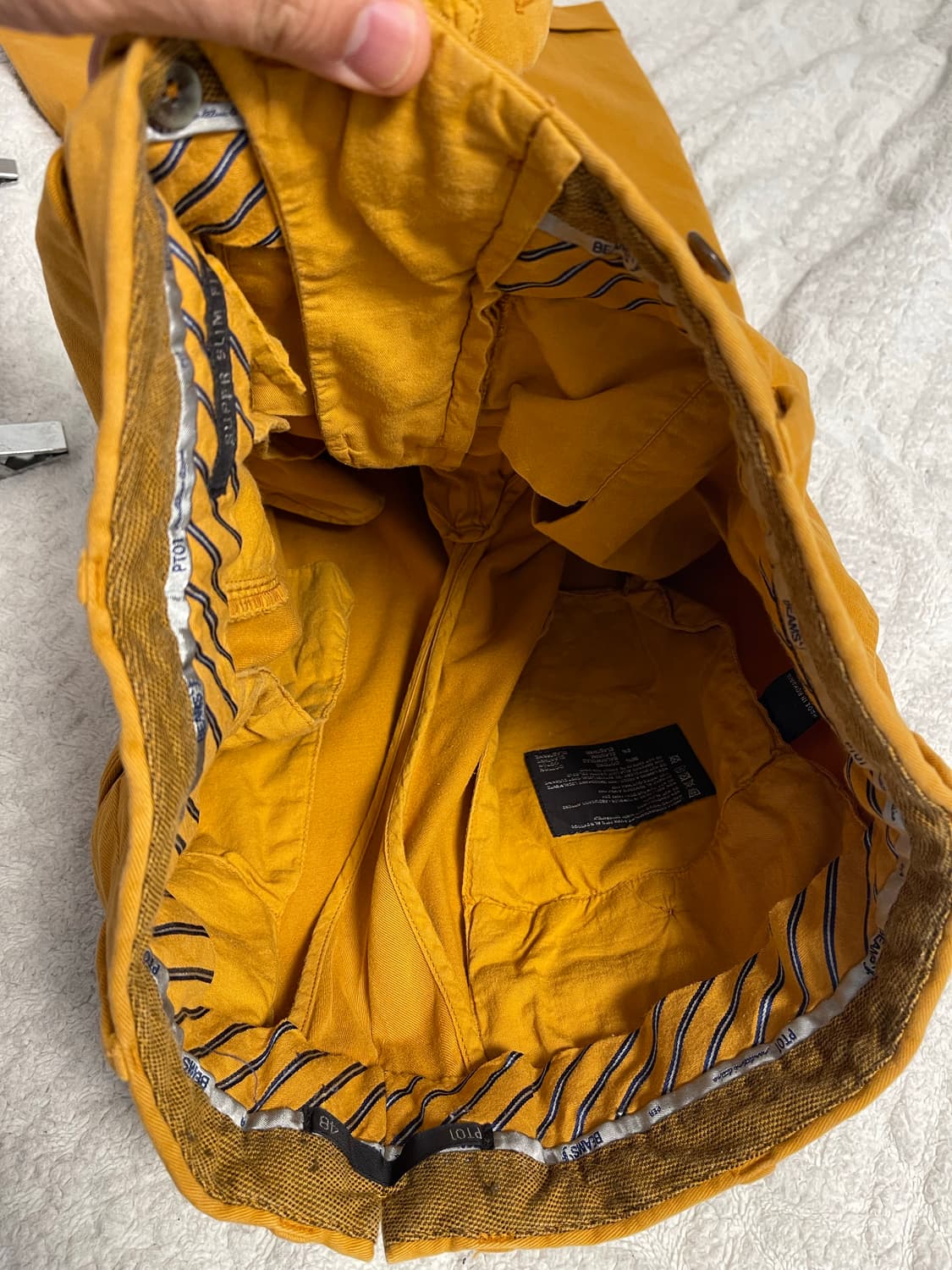 PT01 x BEAMS 콜라보 코튼 슬랙스 팬츠 48 상품이미지6