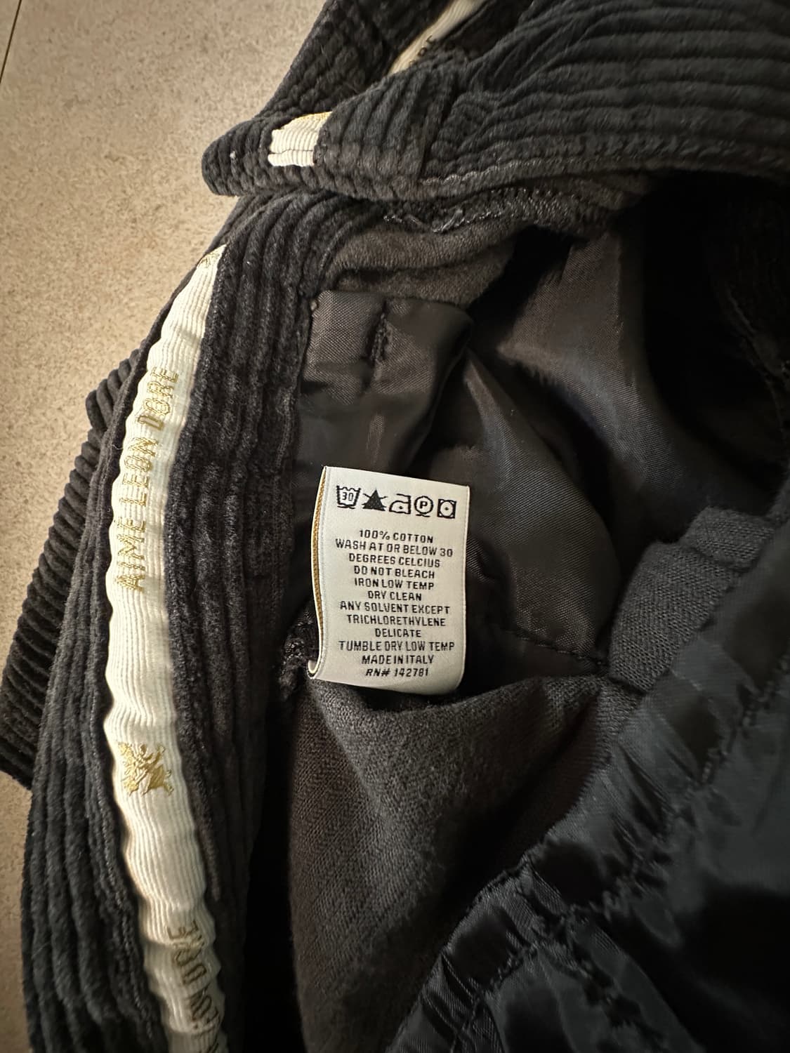 fw22 ald double pleated corduroy pants 상품이미지4