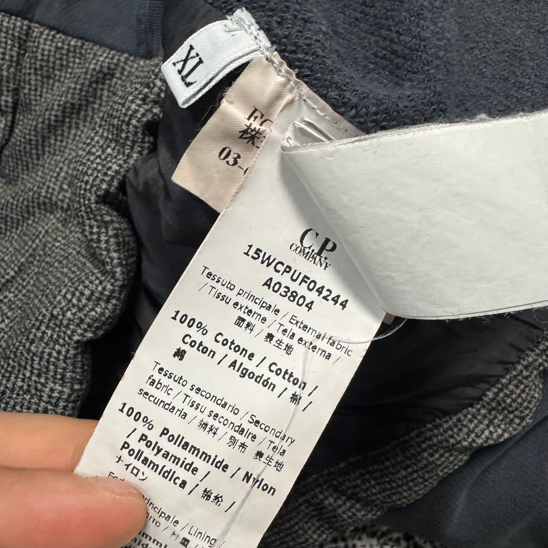 Name : C.P.컴퍼니 사이드 렌즈 네이비 배색 후드집업 :) 상품이미지8