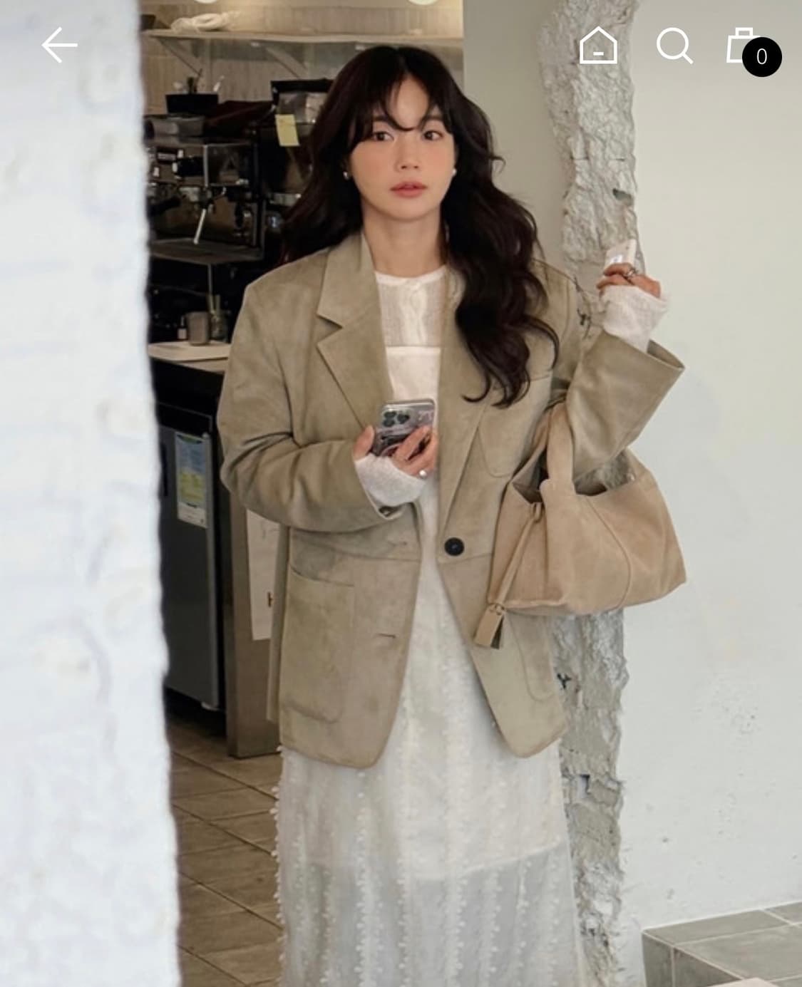 온앤온 스웨이드 자켓 55 상품이미지2