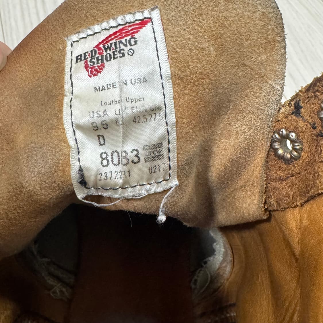 레드윙 8083 9.5D 상품이미지6