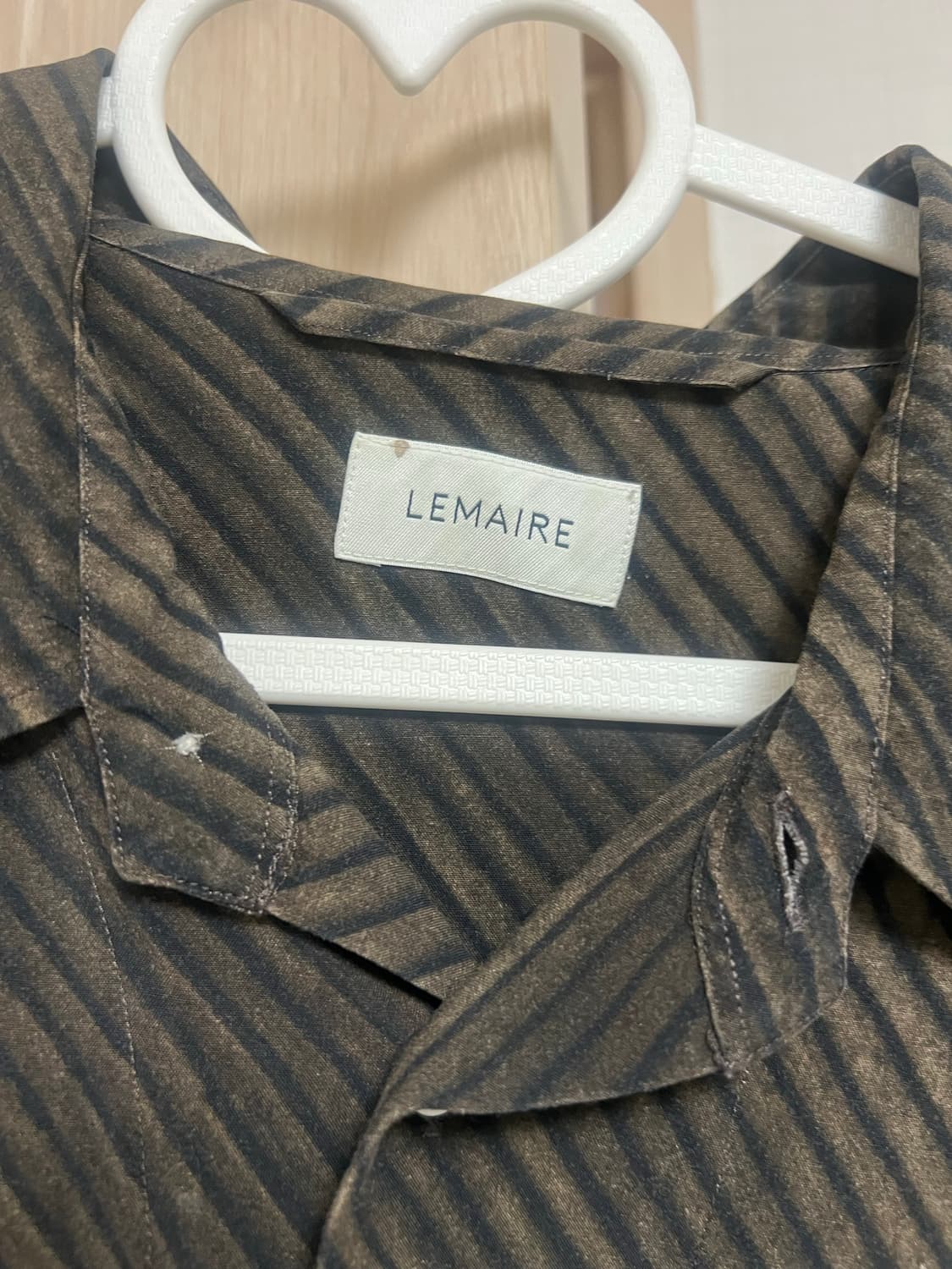 르메르/19AW 스트레이트 카라 비스코스 셔츠 상품이미지4