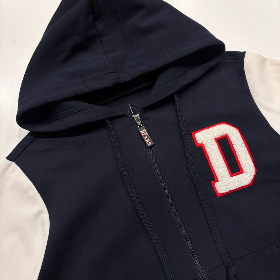 [L] 두산베어스 빅로고 배색 후드집업 C213 상품이미지3