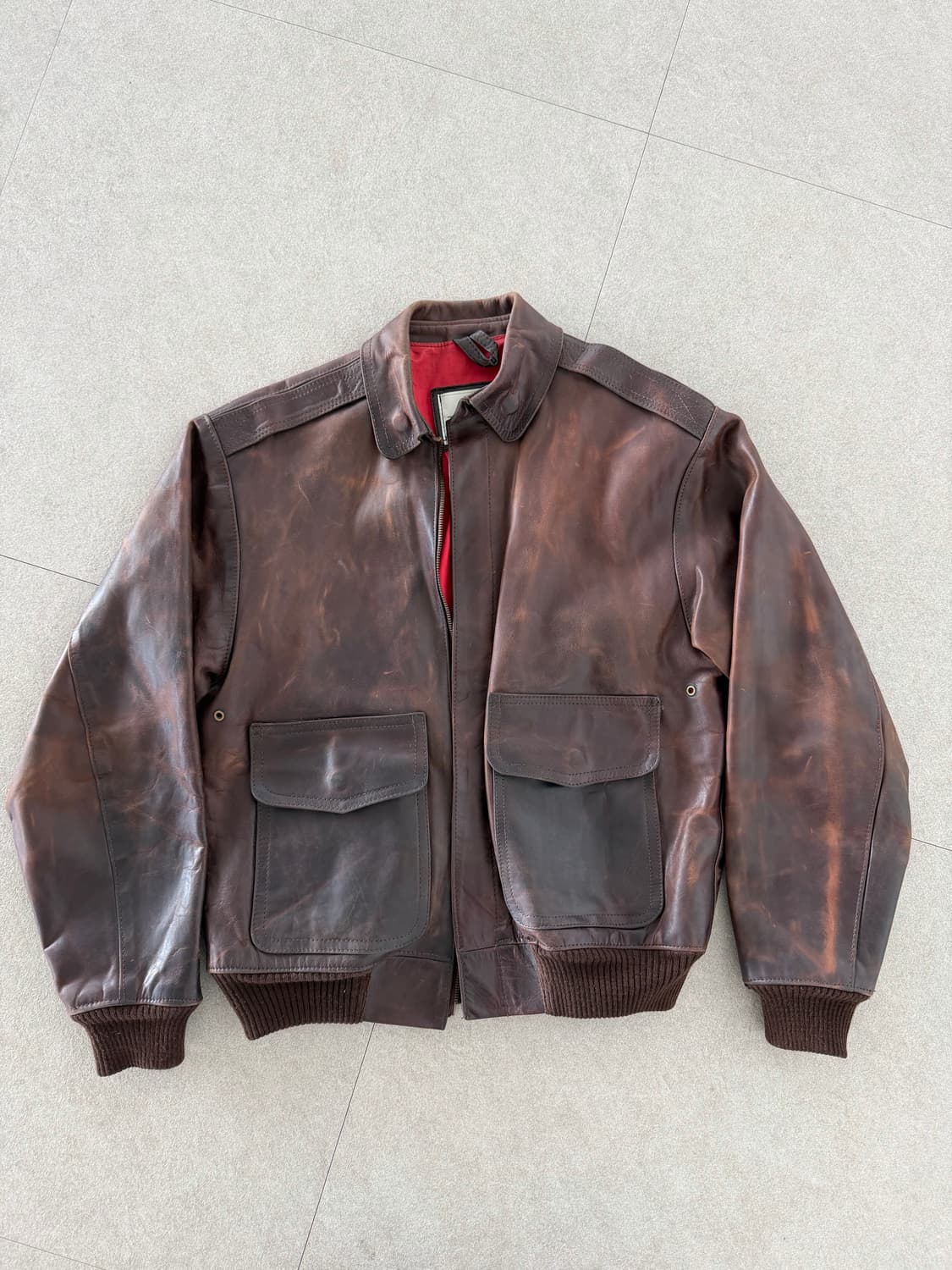 Cirrus 티코어 빈티지 a2 봄버 자켓 M-L 상품이미지1