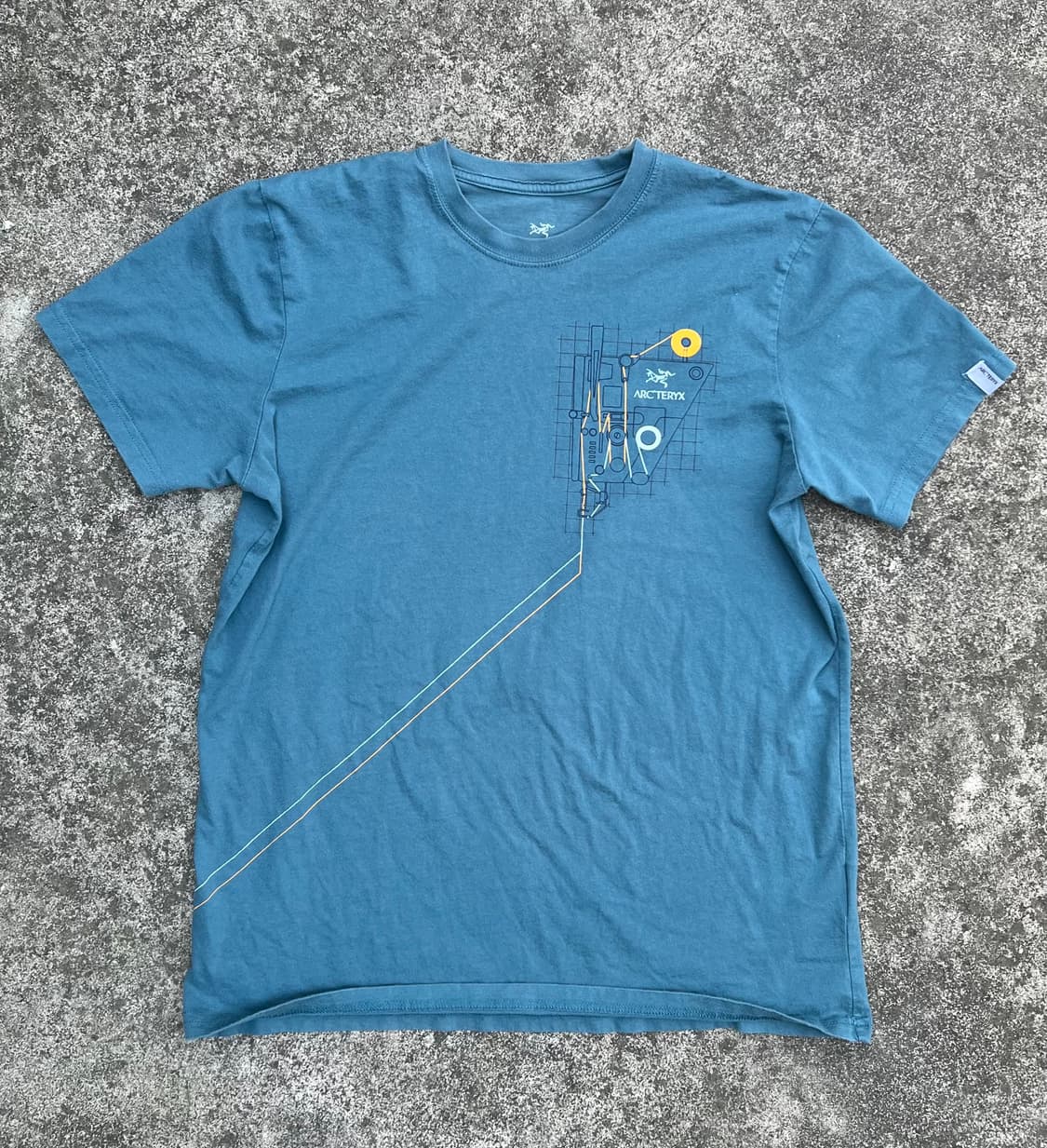 ARCTERYX TEE / 아크테릭스 반팔 티셔츠 블루 상품이미지2