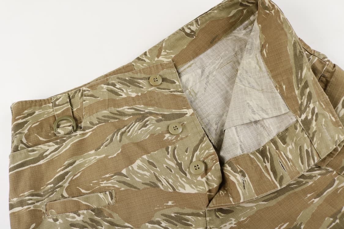 [XL] 빈티지 타이거 카모 BDU 셔츠 바지 셋업 상품이미지8