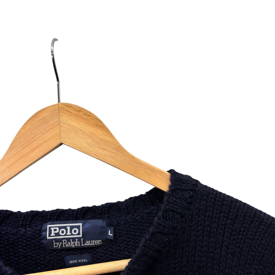 폴로 랄프로렌 네이비 울 100 니트 상품이미지3
