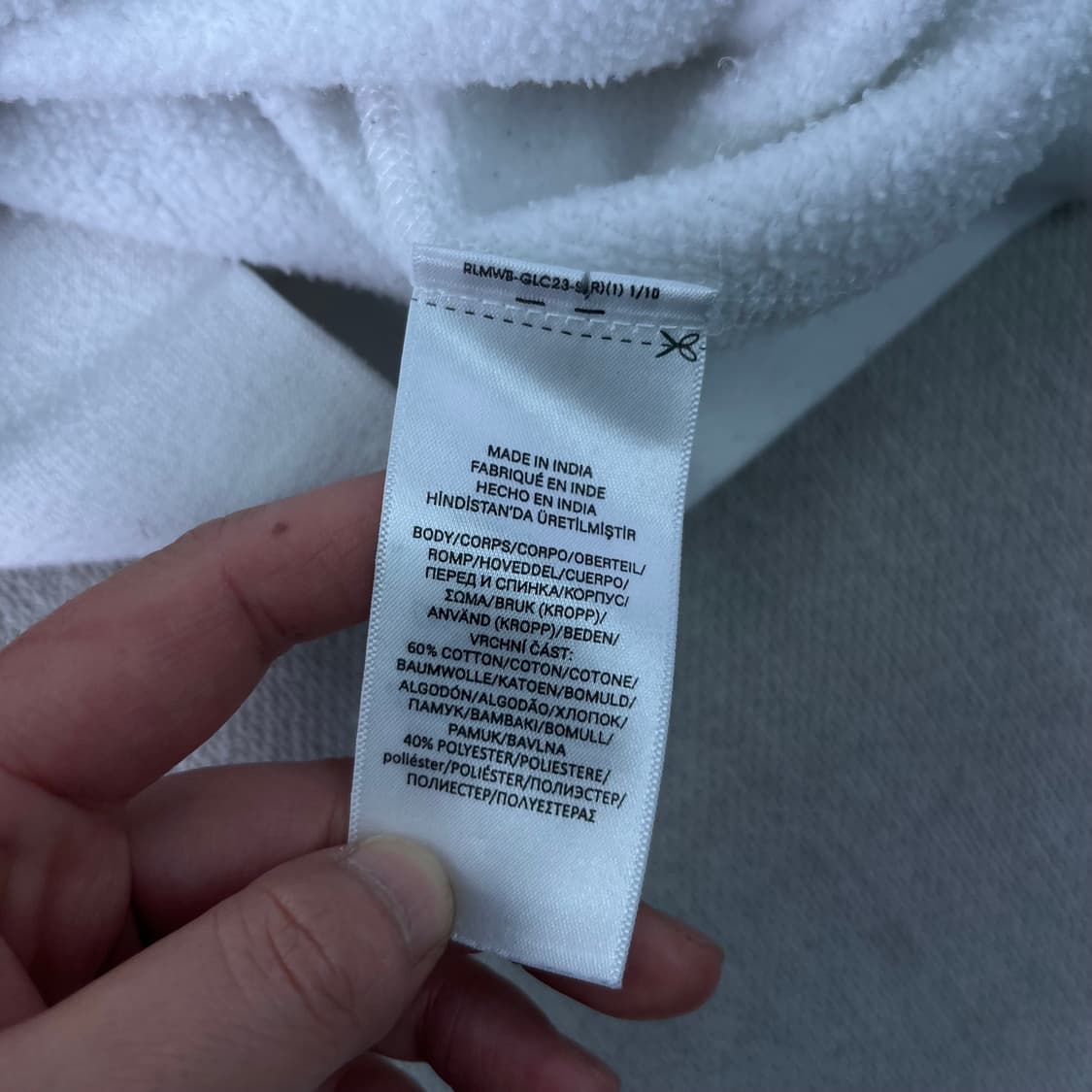 95 폴로랄프로렌 신형라벨 스몰포니 화이트 맨투맨 상품이미지8