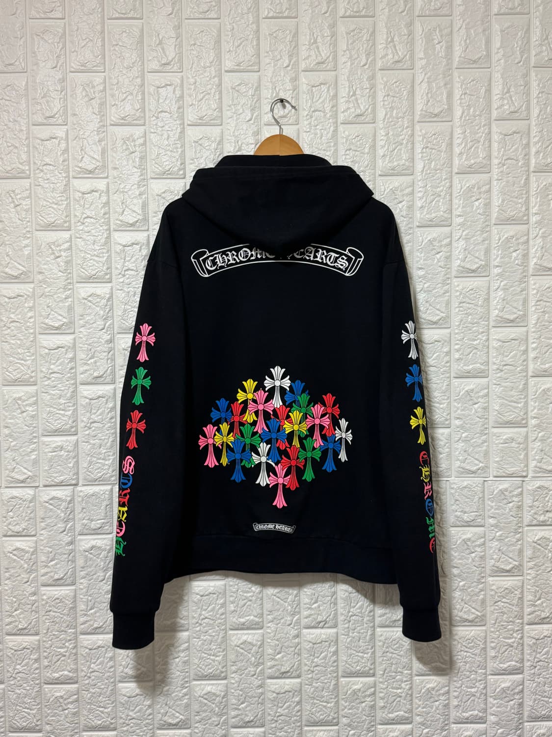 [L] 크롬하츠 멀티컬러 크로스 후드집업 상품이미지2