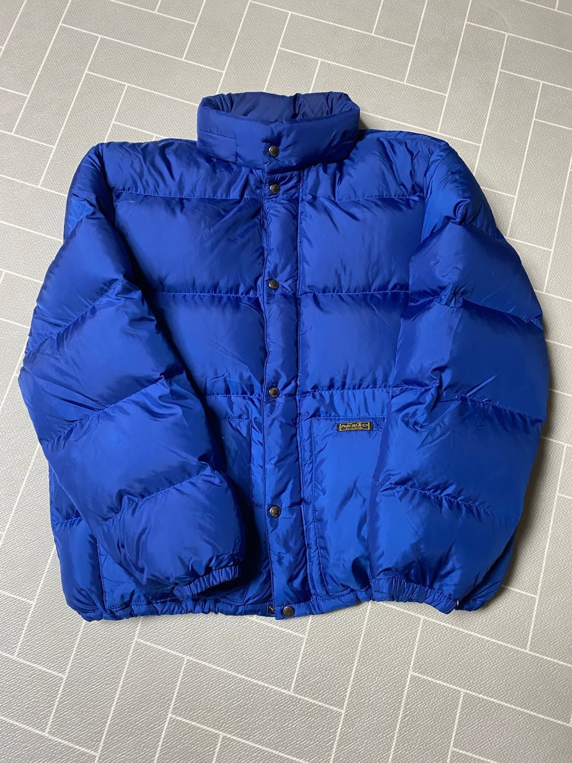 폴로 랄프로렌 푸퍼 패딩 블루xl 뤡코즈 블라인드파일즈 상품이미지1