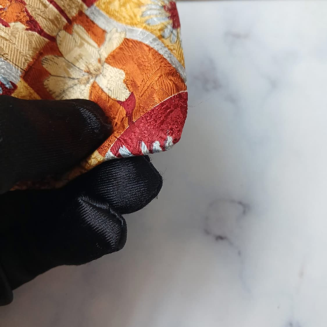 에르메네질도제냐 플라워 패치워크 넥타이 9.9cm A+~A등급 E1377 상품이미지8