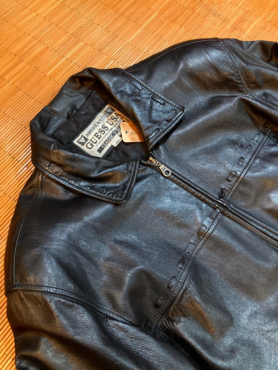 게스 USA 램스킨 레더자켓 상품이미지4